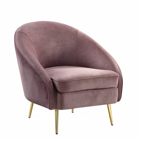 Abey Chair, Pink Velvet - LV00206