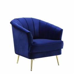Eivor Chair, Blue Velvet - LV00211