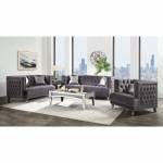 55265-2PC 2PC SETS Hegio Sofa w/2 Pillows + Loveseat w/2 Pillows