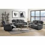 55440-2PC 2PC SETS Kalen Sofa + Loveseat w/Console