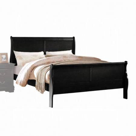 Louis Philippe Twin Bed - 23740T - Black