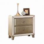 Voeville Nightstand - 21003 - Antique Silver