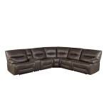 9579BRW*6LRRRPW 6-Piece Power Reclining Sectional