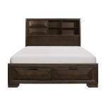 1753K-1CK* California King Platform Bed with Footboard Storage