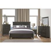 1675-1*4 4PC SETS Queen Bed + Night Stand + Dresser + Mirror