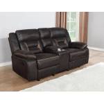 651355 GLIDER LOVESEAT W/ CONSOLE