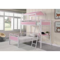 400119 TWIN/TWIN WORKSTATION BUNK BED