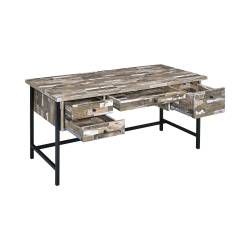 801235 Kemper 4-Drawer Writing Desk Salvaged Cabin