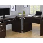 800893 Skylar Square Corner Table Cappuccino