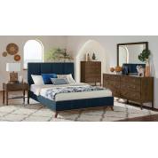 300626F-S4 4PC SETS Charity Full Bed + Nightstand + Dresser + Mirror