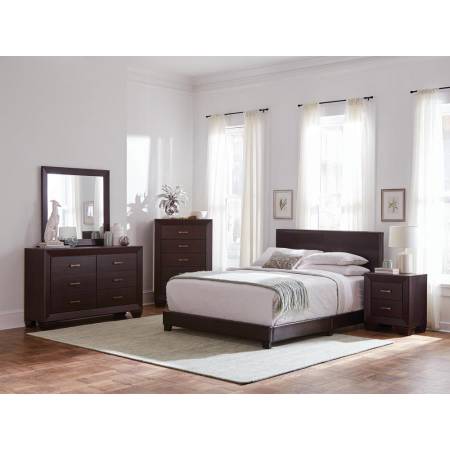 300762T-S4 4PC SETS Twin Bed + DRESSER + MIRROR + NIGHTSTAND