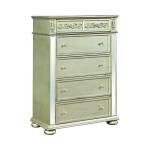 222735 Heidi 5-Drawer Chest Metallic Platinum