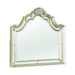 222734 Heidi Arched Mirror Metallic Platinum