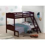 405054BRN TWIN/FULL BUNK BED