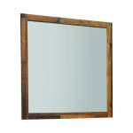 223144 Sidney Square Mirror Rustic Pine