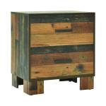 223142 Sidney 2-Drawer Nightstand Rustic Pine