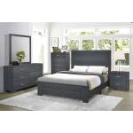 223151T-S4 4PC SETS Julian Twin Panel Bed + Nightstand + Dresser + Mirror