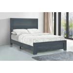 223151T Julian Twin Panel Bed Dark Grey Oak