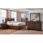 222910KE-S4 4PC SETS Biloxi Eastern King Storage Bed + Nightstand + Dresser + Mirror