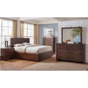 222910Q-S5 5PC SETS Biloxi Queen Storage Bed + Nightstand + Dresser + Mirror + Chest