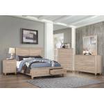 205460F-S4 4PC SETS Wenham Full Storage Bed + Nightstand + Dresser + Mirror