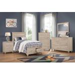 205460T-S4 4PC SETS Wenham Twin Storage Bed + Nightstand + Dresser + Mirror