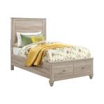 205460T Wenham Twin Storage Bed Natural Oak