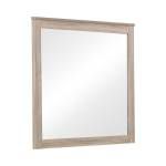 205464 Wenham Rectangular Dresser Mirror Natural Oak
