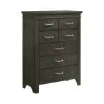 205435 Newberry 7-Drawer Chest Bark Wood