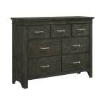 205433 Newberry 7-Drawer Dresser Bark Wood