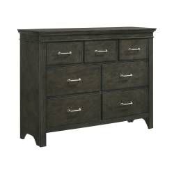 205433 Newberry 7-Drawer Dresser Bark Wood