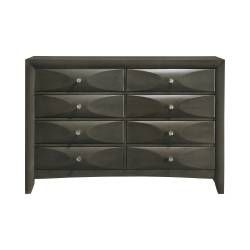 215883 Salano 8-Drawer Rectangular Dresser Mod Grey