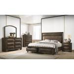 205440KE-S4 4PC SETS Preston Eastern King Bed + Nightstand + Dresser + Mirror 