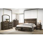205440KE-S5 5PC SETS Preston Eastern King Bed + Nightstand + Dresser + Mirror + Chest