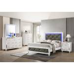 223331KE-S4 4PC SETS EASTERN KING BED + NIGHTSTAND + DRESSER + MIRROR