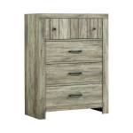 223105 Adelaide 4-Drawer Chest Rustic Oak