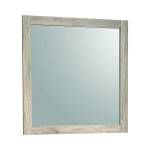 223104 Adelaide Rectangular Mirror Rustic Oak