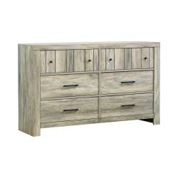 223103 Adelaide 6-Drawer Dresser Rustic Oak