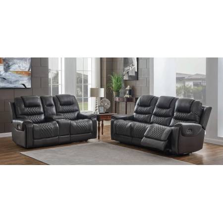 650407PP-S2 2PC SETS SOFA + LOVESEAT Grey