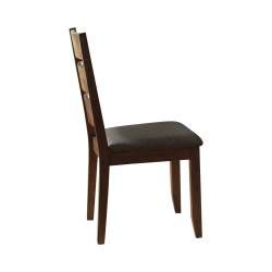106382 Alston Ladder Back Dining Side Chairs Knotty Nutmeg And Grey