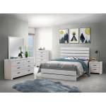 207051Q-S4 4PC SETS QUEEN BED + NIGHTSTAND + DRESSER + MIRROR