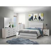 207051Q-S4 4PC SETS QUEEN BED + NIGHTSTAND + DRESSER + MIRROR