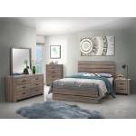 207041Q-S4 4PC SETS QUEEN BED + NIGHTSTAND + DRESSER + MIRROR