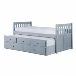 B2063PR-1* Twin/Twin Trundle Bed with Two Storage Drawers
