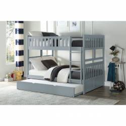 B2063FF-1*R Full/Full Bunk Bed with Twin Trundle