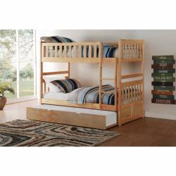B2043-1*R Twin/Twin Bunk Bed with Twin Trundle