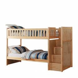B2043SB-1* Bunk Bed with Reversible Step Storage