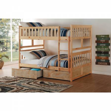 B2043FF-1*T Full/Full Bunk Bed with Storage Boxes