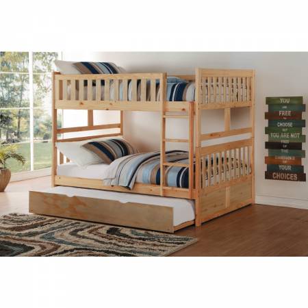 B2043FF-1*R Full/Full Bunk Bed with Twin Trundle