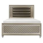 B1515F-1* Full Platform Bed, LED Headboard